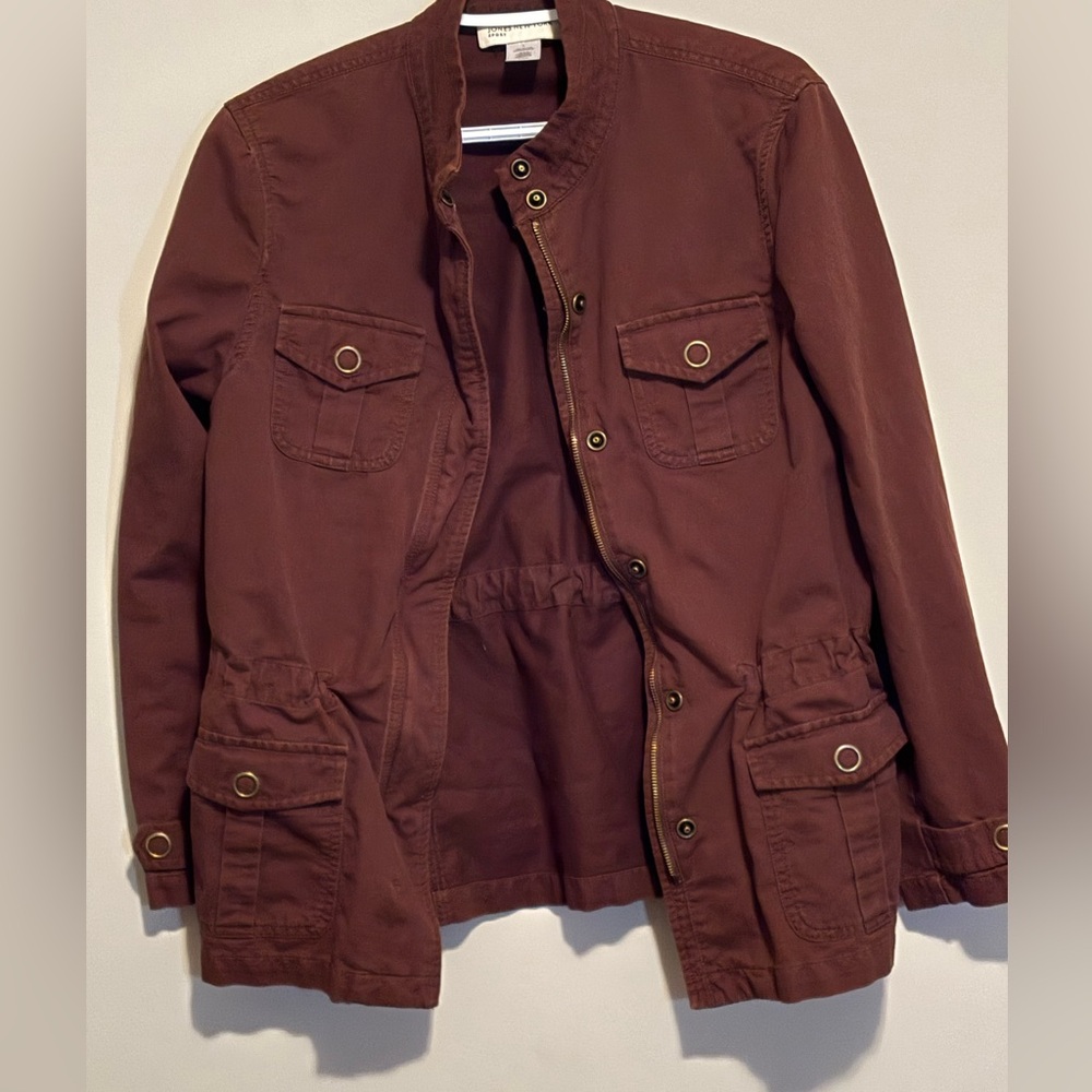 Jones New York Sport brown jacket. Ladies size L